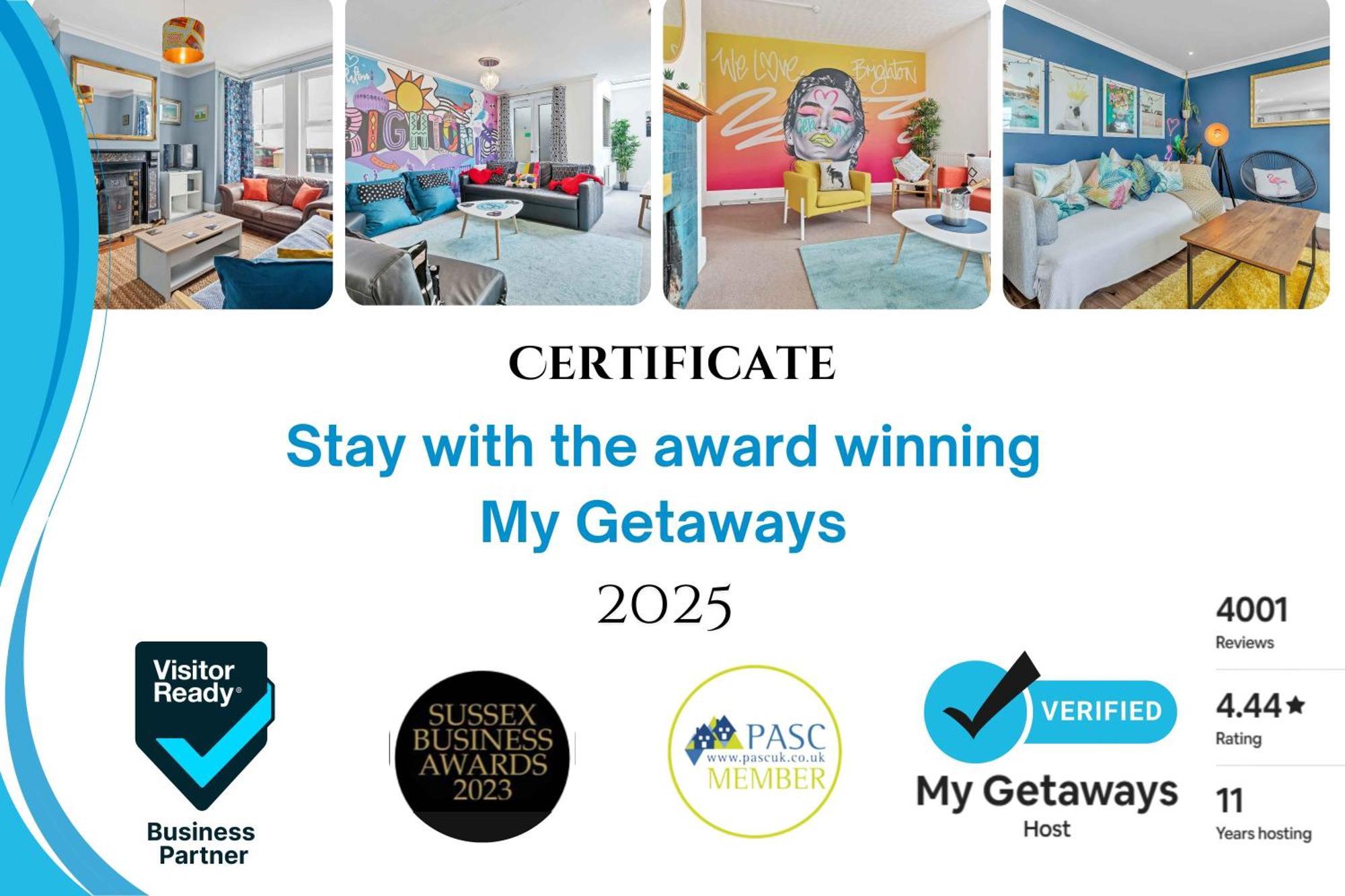 Vila The Townhouse By My Getaways Free Parking Hove Exteriér fotografie